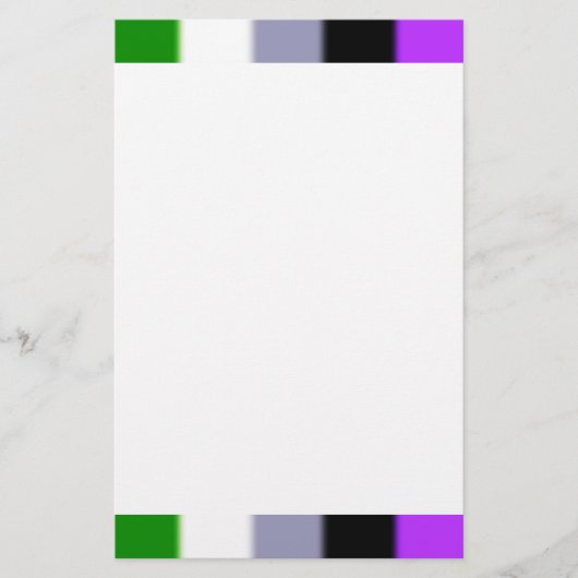Falln Genderqueer Pride Flag Briefpapier (Voorkant)