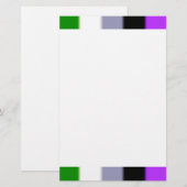 Falln Genderqueer Pride Flag Briefpapier (Voorkant / Achterkant)