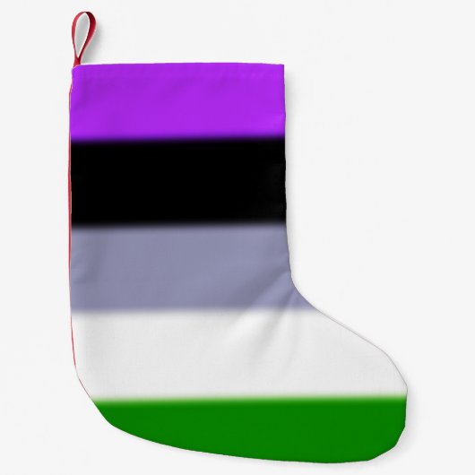 Falln Genderqueer Pride Flag Kleine Kerstsok (Voorkant)