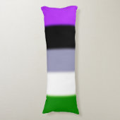 Falln Genderqueer Pride Flag Lichaamskussen (Voorkant Verticaal)