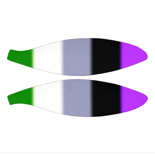 Falln Genderqueer Pride Flag Mini Basketbal (Panelen)