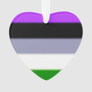 Falln Genderqueer Pride Flag Ornament