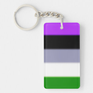 Falln Genderqueer Pride Flag Sleutelhanger