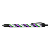 Falln Genderqueer Pride Flag Zwarte Inkt Pen (Bovenkant)