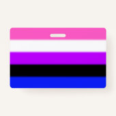 Falln GendervloeiPride Flag Badge (Achterkant)