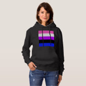 Falln GendervloeiPride Flag Hoodie (Voorkant volledig)