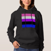 Falln GendervloeiPride Flag Hoodie (Voorkant)