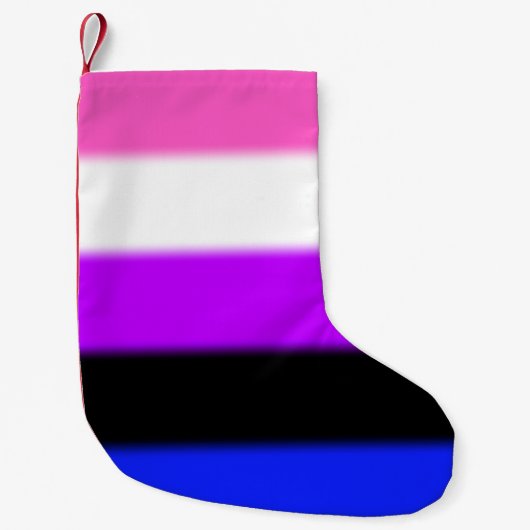 Falln GendervloeiPride Flag Kleine Kerstsok (Voorkant)