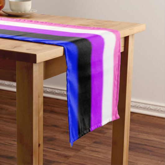 Falln GendervloeiPride Flag Korte Tafelloper (Voorbeeld)
