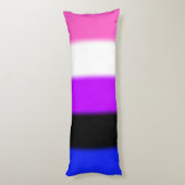 Falln GendervloeiPride Flag Lichaamskussen (Achterkant (Verticaal))