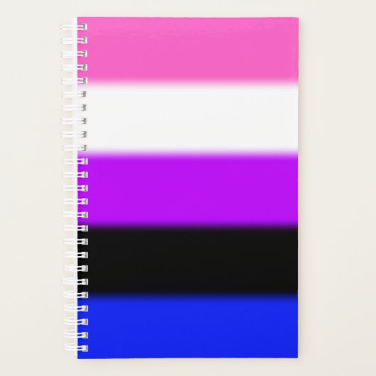 Falln GendervloeiPride Flag Planner (Voorkant)