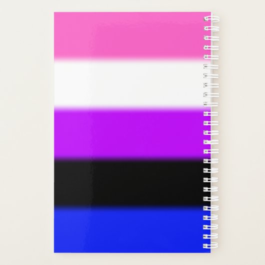 Falln GendervloeiPride Flag Planner (Achterkant)