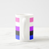 Falln GendervloeiPride Flag Porselein Kop (Achterkant)