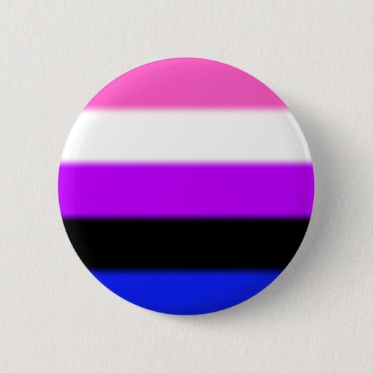 Falln GendervloeiPride Flag Ronde Button 5,7 Cm (Voorkant)
