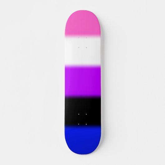 Falln GendervloeiPride Flag Skateboard (Voorkant)