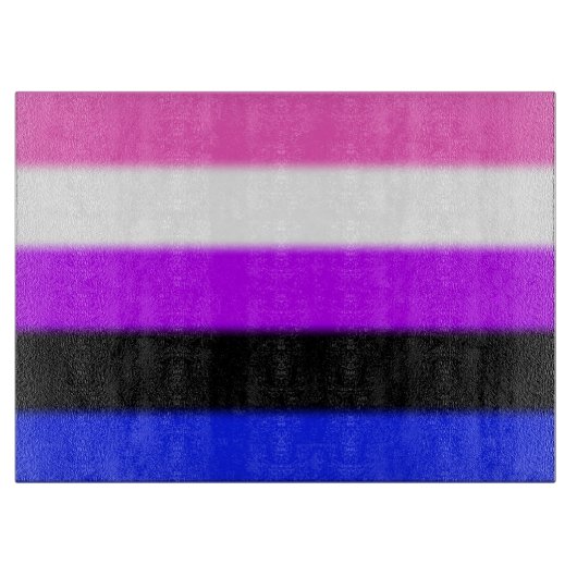 Falln GendervloeiPride Flag Snijplank (Voorkant)