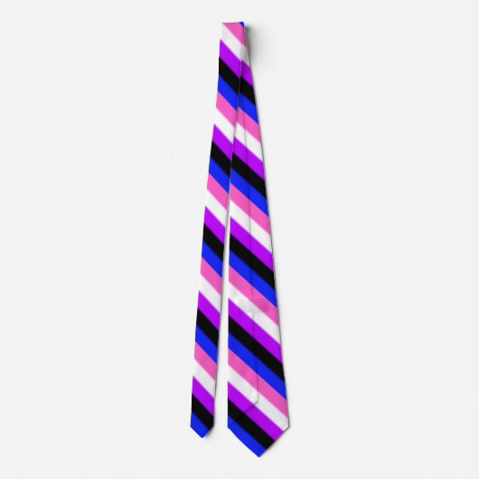 Falln GendervloeiPride Flag Stropdas (Achterkant)