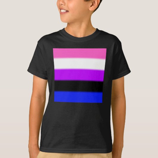Falln GendervloeiPride Flag T-shirt (Voorkant)