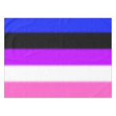 Falln GendervloeiPride Flag Tafelkleed (Voorkant (Horizontaal))