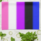 Falln GendervloeiPride Flag Theedoek (Gevouwen)