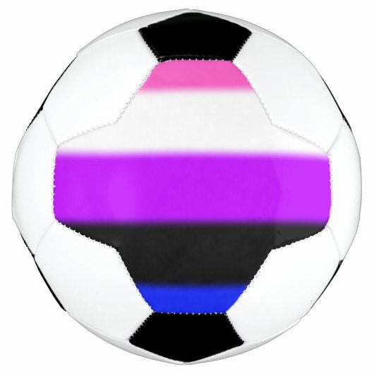 Falln GendervloeiPride Flag Voetbal (Voorkant)