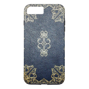 Falln Gilded Gold en Blue Book iPhone 8/7 Plus Hoesje