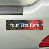 Falln Gold Dusted Galaxy Bumpersticker (Op auto)