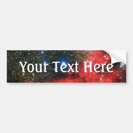 Falln Gold Dusted Galaxy Bumpersticker (Voorkant)