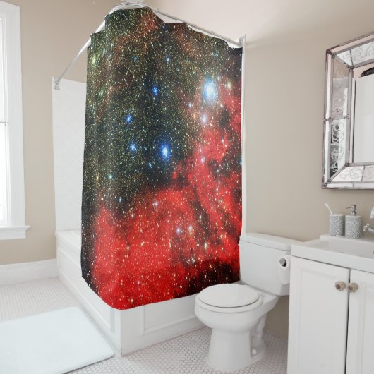 Falln Gold Dusted Galaxy Douchegordijn (In situ)