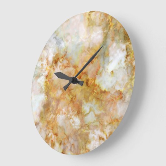 Falln Gold Rippled Marble Grote Klok (Hoek)