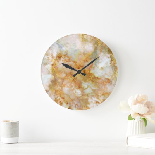 Falln Gold Rippled Marble Grote Klok (Huis)