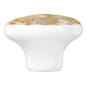Falln Gold Rippled Marble Keramische Knop (Zijkant)