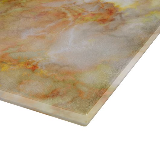 Falln Gold Rippled Marble Snijplank (Hoek)