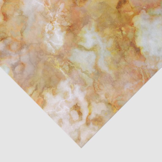 Falln Gold Rippled Marble Tissuepapier (Detail)