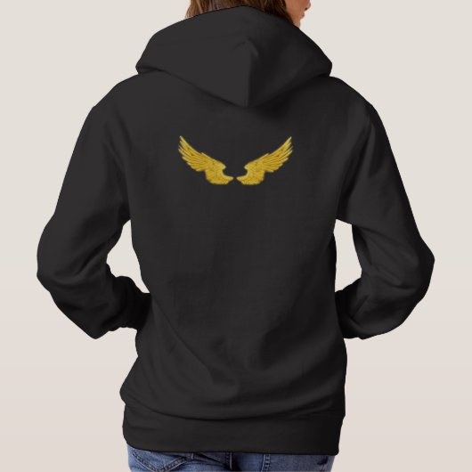 Falln Golden Angel Wings Hoodie (Achterkant)