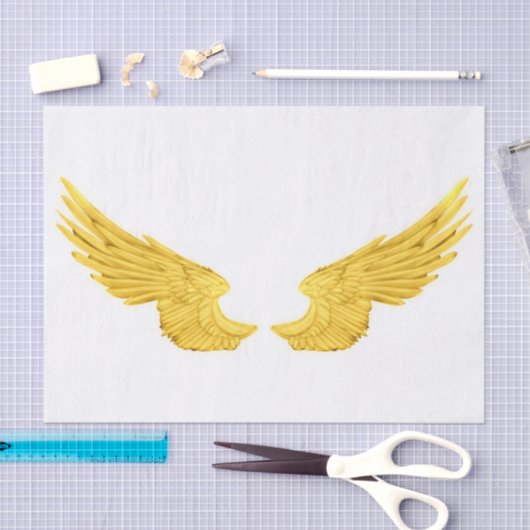 Falln Golden Angel Wings Tissuepapier (Craft)