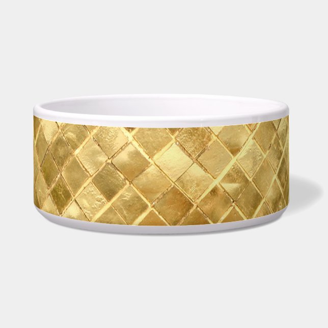 Falln Golden Checkerboard Voerbakje (Voorkant)