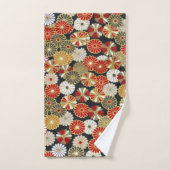 Falln Golden Chrysanthemums Bad Handdoek (Handdoek)