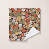 Falln Golden Chrysanthemums Bad Handdoek (Wasdoekje)