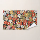 Falln Golden Chrysanthemums Bad Handdoek (Handdoek)