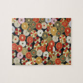 Falln Golden Chrysanthemums Legpuzzel (Horizontaal)