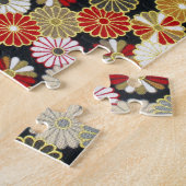 Falln Golden Chrysanthemums Legpuzzel (Zijkant)