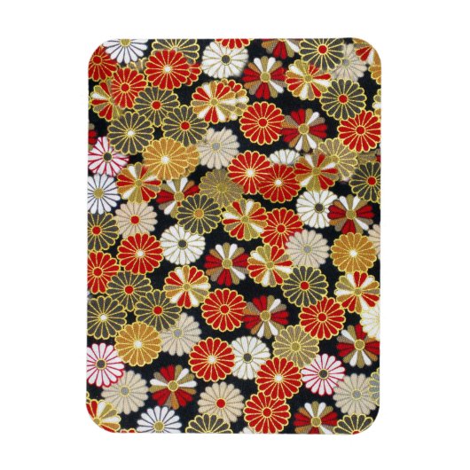 Falln Golden Chrysanthemums Magneet (Verticaal)