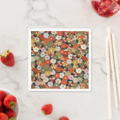 Falln Golden Chrysanthemums Servetten (Insitu)