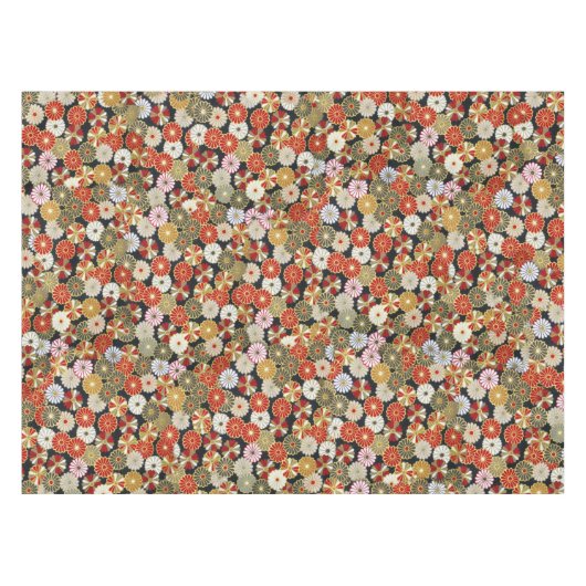 Falln Golden Chrysanthemums Tafelkleed (Voorkant (Horizontaal))