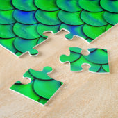 Falln Green Blue Scales Legpuzzel (Zijkant)
