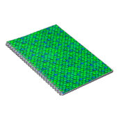 Falln Green Blue Scales Notitieboek (Rechterzijde)