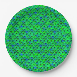 Falln Green Blue Scales Papieren Bordje
