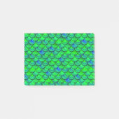 Falln Green Blue Scales Post-it® Notes (Voorkant)