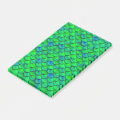 Falln Green Blue Scales Post-it® Notes (Schuin)